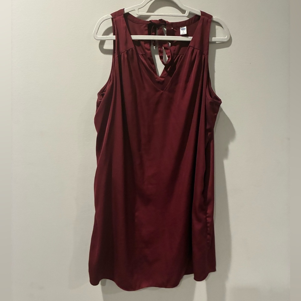 Old Navy Rich Burgundy Sleeveless dress